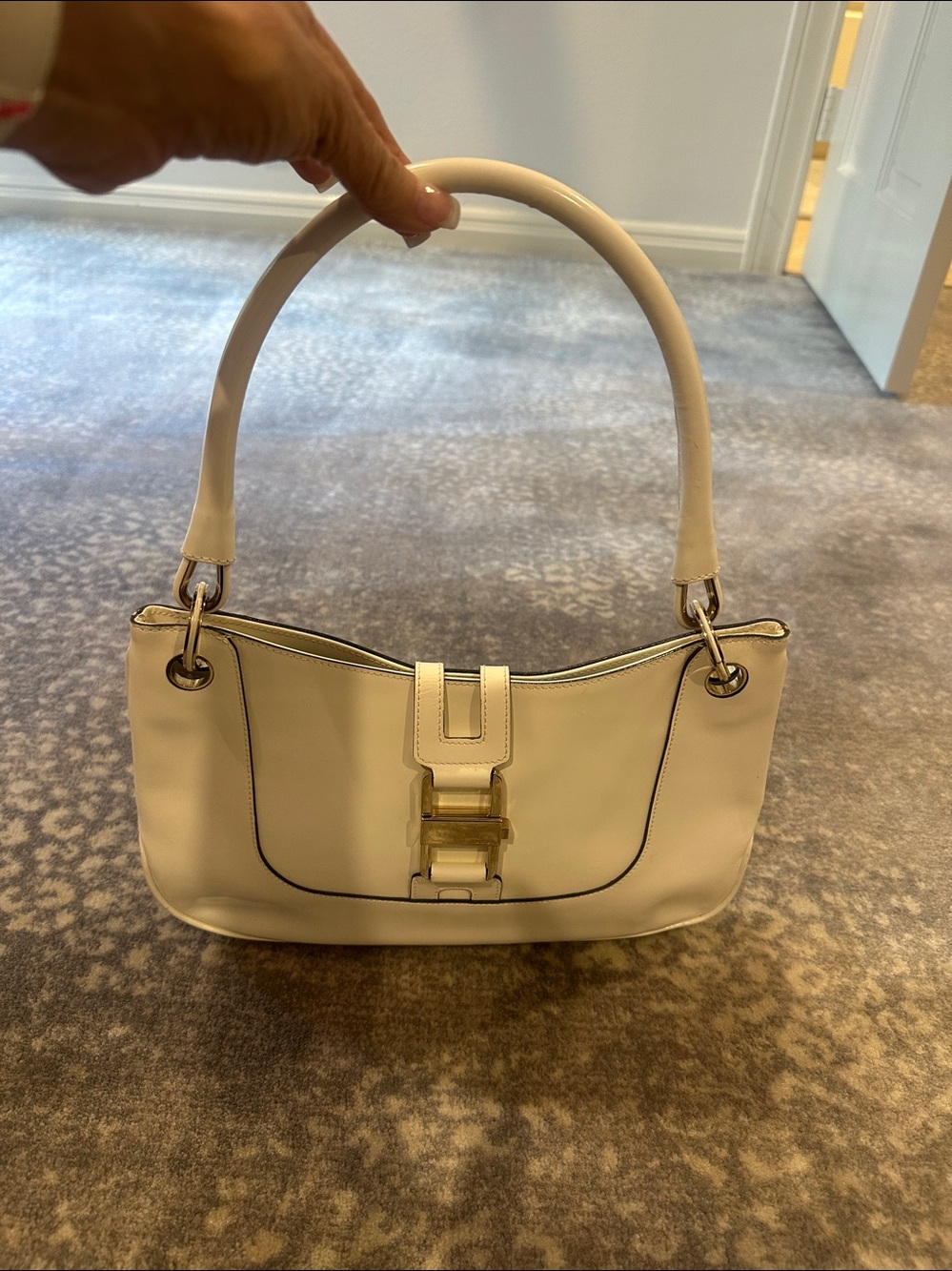 GUCCI JACKIE WHITE BAG - Picture 4 of 10